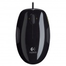 Logitech LS1 Laser Mouse Grape-Acid Flash (910-000863), przewodowa mysz do notebooków [czarna]