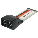 4World 04618 kontroler Express Card do USB 2.0 x 4