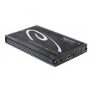 Delock 42488 - obudowa na dysk 2,5" SATA/SSD - 1 x Multiport (USB 3.0 + eSATAp)