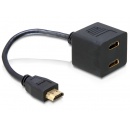 Delock 65056 przejściówka HDMI do HDMI (F) x 2