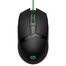 HP Pavilion Gaming Mouse 300 4PH30AA, przewodowa mysz optyczna [zielono-czarna]