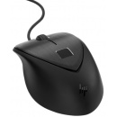 HP USB Fingerprint Mouse 4TS44AA, przewodowa mysz z czytnikiem linii papilarnych [czarna]