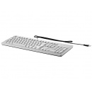 HP USB (Grey) Keyboard B6B64AA, przewodowa klawiatura