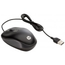 HP USB Travel Mouse G1K28AA, przewodowa mysz do notebooków [czarna]