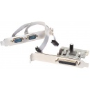 I-Tec PCIe-Express Card Serial RS232 + Parallel PCE2S1P - karta PCIe