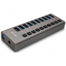 I-Tec USB 3.0 Charging HUB 10 port z zasilaczem 48W U3CHARGEHUB10, 10 - portowy hub USB