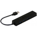 I-Tec USB 3.0 Slim Hub U3GL3SLIM, 3 - portowy hub USB + RJ45