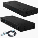 i-tec USB 3.0 / USB-C / Thunderbolt, 3x 4K Docking Station Gen 2 + Power Delivery 100W CATRIPLE4KDOCKPD2, stacja dokująca