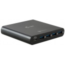 I-Tec USB-C Uniwersalny Zasilacz Sieciowy 80W 1x USB-C 60W 4x USB-A 20W CHARGER80W - ładowarka