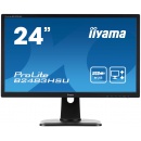 Iiyama B2483HSU-B1DP / monitor 24,0" / Full HD (1920 x 1080) / TN / LED / DP / VGA / DVI / 3 x USB 2.0 / VESA 100 x 100 / pivot