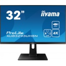 Iiyama XUB3293UHSN-B1 / monitor 31,5" / 4K UHD (3840 x 2160) / IPS / LED / DP / HDMI / 2 x USB 3.0 / 1 x USB typ C / VESA 100 x 100