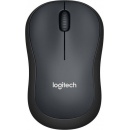 Logitech M220 Silent (910-004878), bezprzewodowa mysz do notebooków [czarno-szara]