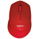 Logitech Silent Plus Mouse M330 (910-004911), bezprzewodowa mysz do notebooków [czerwona]