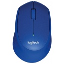 Logitech Silent Plus Mouse M330 (910-004910), bezprzewodowa mysz do notebooków [niebieska]