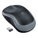 Logitech Wireless Mouse M185 (910-002238), bezprzewodowa mysz do notebooków [czarno-szara]