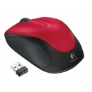 Logitech Wireless Mouse M235 (910-002496), bezprzewodowa mysz do notebooków [czarno-czerwona]