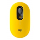 Logitech Wireless POP Mouse Black & Yellow (910-006546), bezprzewodowa mysz do notebooków [żółta]