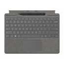 Microsoft Surface Pro Signature Type Cover Platinium + Slim Pen 2 Black 8X8-00067 - klawiatura i etui do tabletu z piórkiem, platynowy