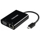 Toshiba PA5273U-1PRP przejściówka USB-C do VGA/LAN