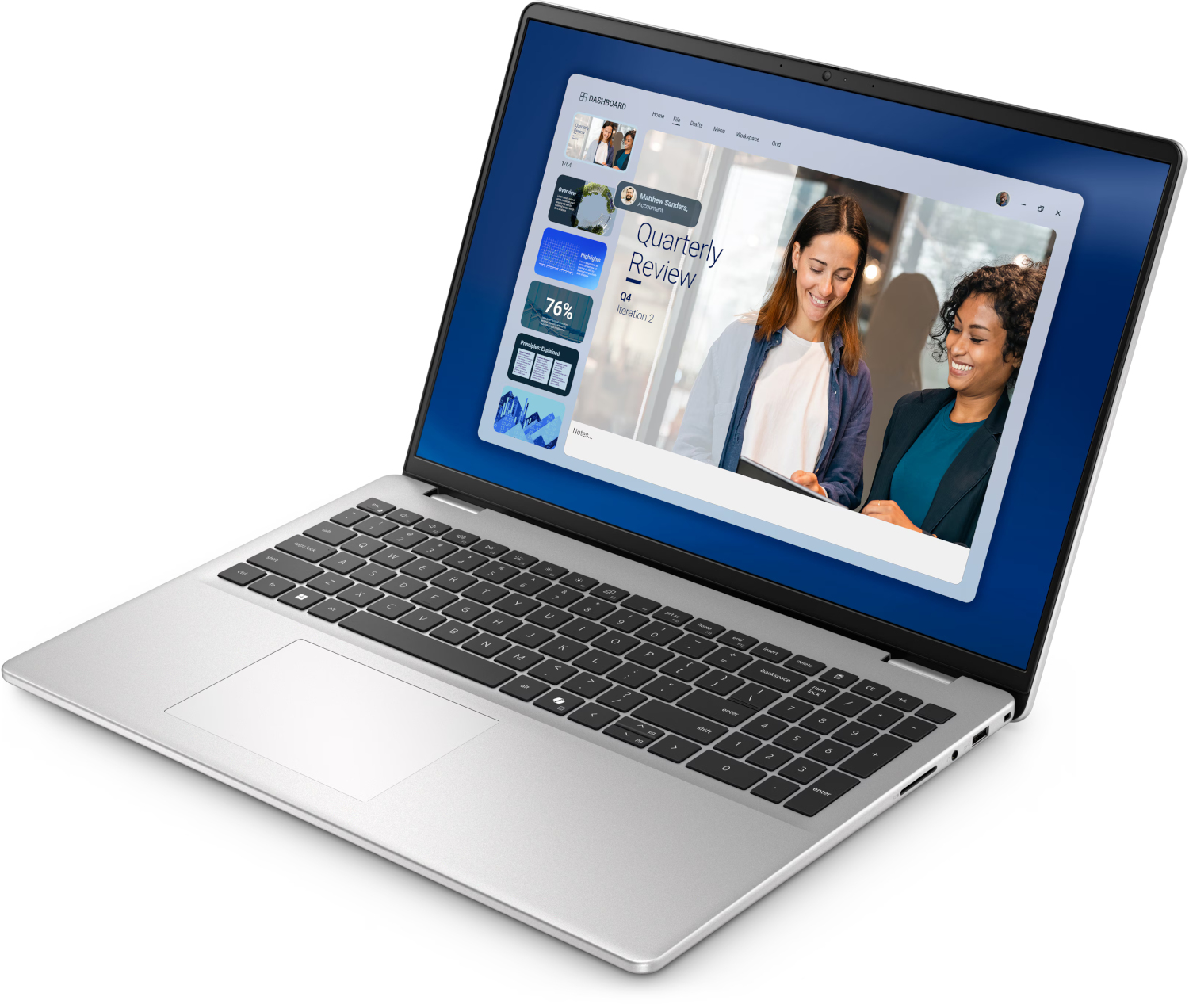 Dell 16 Base DC16256 - aluminiowy laptop z AMD Ryzen AI