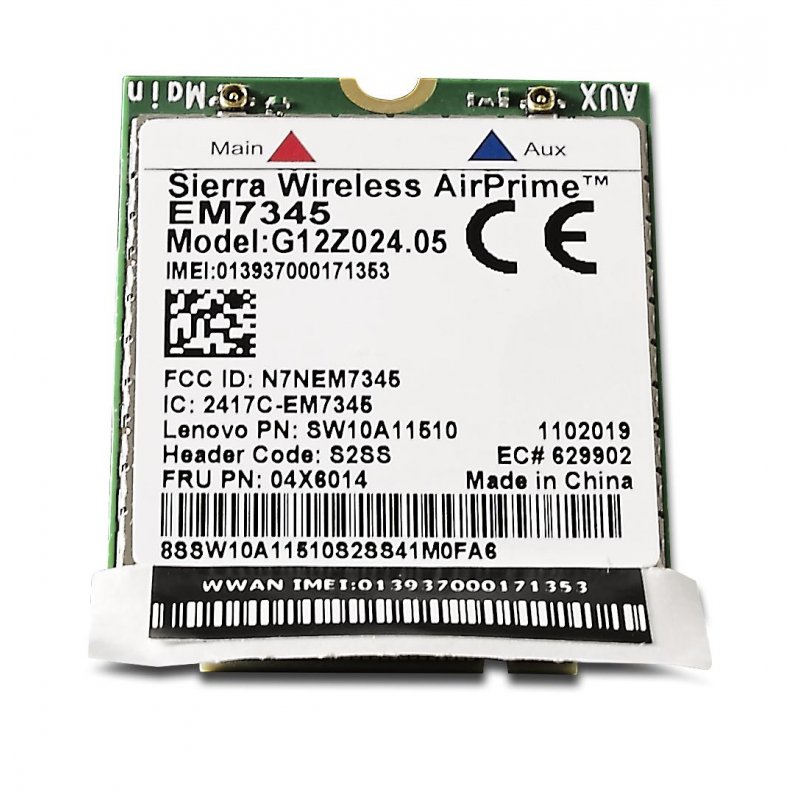 Lenovo ThinkPad EM7345 4G LTE Mobile Broadband 4XC0F46957