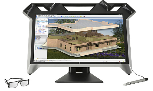 monitor HP 3D