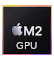 Model karty graficznej: Apple M2 10-core GPU