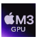 Model karty graficznej: Apple M3 Max 30-core GPU