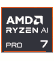 Model procesora: AMD Ryzen AI 7 PRO 450