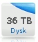 Pojemność dysków twardych: 36000 (3 x 4000 M.2 SSD + 2 x 12000 HDD)