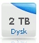 Pojemność dysku [GB]: 2000 (1000 M.2 SSD + 1000 M.2 SSD)