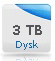 Pojemność dysku [GB]: 3000 (1000 M.2 SSD + 2000 HDD)